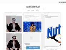 Tablet Screenshot of adventuresofjiji.tumblr.com