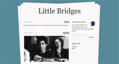 Desktop Screenshot of littlebridges.tumblr.com