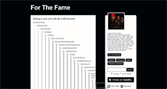 Desktop Screenshot of forthefame-fanfic.tumblr.com