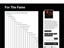 Tablet Screenshot of forthefame-fanfic.tumblr.com