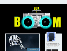 Tablet Screenshot of boxofboom.tumblr.com