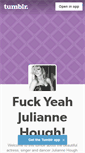 Mobile Screenshot of fuckyeah-juliannehough.tumblr.com