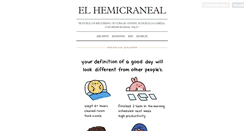 Desktop Screenshot of hemicraneal.tumblr.com