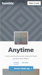 Mobile Screenshot of anytime.tumblr.com