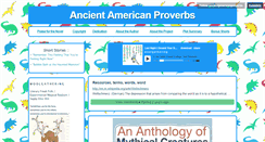 Desktop Screenshot of ancientamericanproverbs.tumblr.com