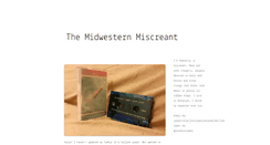 Desktop Screenshot of midwesternmiscreant.tumblr.com