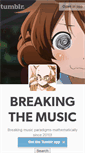 Mobile Screenshot of breakingthemusic.tumblr.com