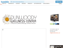 Tablet Screenshot of dunwoodywellness.tumblr.com