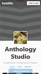 Mobile Screenshot of anthologystudio.tumblr.com