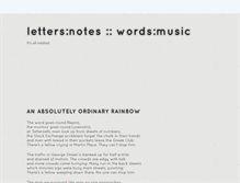 Tablet Screenshot of lettersnoteswordsmusic.tumblr.com