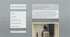 Desktop Screenshot of lastpedestrian.tumblr.com