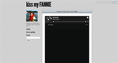 Desktop Screenshot of kissmyfannie.tumblr.com