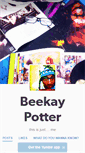 Mobile Screenshot of beekaypotts.tumblr.com