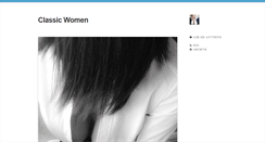 Desktop Screenshot of classicwomen.tumblr.com