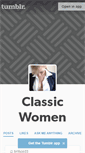 Mobile Screenshot of classicwomen.tumblr.com