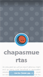 Mobile Screenshot of chapasmuertas.tumblr.com