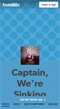 Mobile Screenshot of captainweresinking.tumblr.com