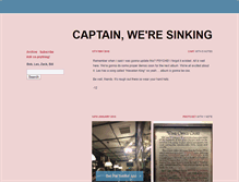 Tablet Screenshot of captainweresinking.tumblr.com