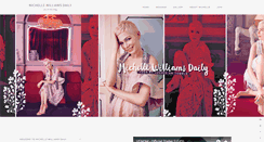 Desktop Screenshot of michellewilliamsdaily.tumblr.com