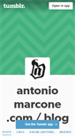 Mobile Screenshot of antoniomarcone.tumblr.com