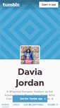 Mobile Screenshot of daviajordan.tumblr.com