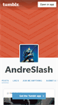 Mobile Screenshot of andreslash.tumblr.com