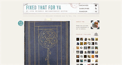Desktop Screenshot of fixedthatforya.tumblr.com