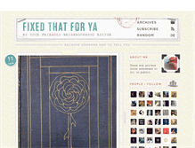 Tablet Screenshot of fixedthatforya.tumblr.com
