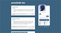 Desktop Screenshot of annebelle-lee.tumblr.com