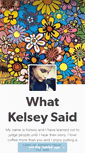 Mobile Screenshot of kelseyloves.tumblr.com