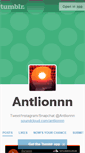 Mobile Screenshot of antlionnn.tumblr.com