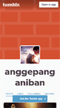 Mobile Screenshot of anggepanganiban.tumblr.com