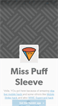 Mobile Screenshot of miss-puff-sleeve.tumblr.com