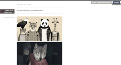 Desktop Screenshot of animalheadhumanbody.tumblr.com