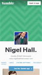 Mobile Screenshot of nigelhalldesign.tumblr.com
