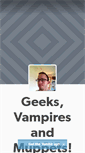 Mobile Screenshot of geeksvampiresandmuppets.tumblr.com