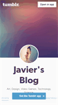 Mobile Screenshot of javierocasio.tumblr.com