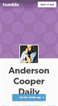 Mobile Screenshot of andersoncooperdaily.tumblr.com