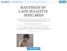 Tablet Screenshot of ladysugatits.tumblr.com