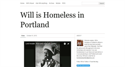 Desktop Screenshot of homelessinportland.tumblr.com
