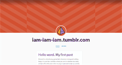 Desktop Screenshot of iam-iam-iam.tumblr.com