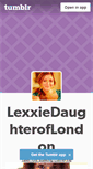 Mobile Screenshot of lexxielondon.tumblr.com