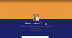 Desktop Screenshot of amateursonly.tumblr.com