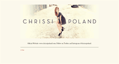 Desktop Screenshot of chrissipoland.tumblr.com