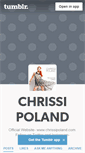 Mobile Screenshot of chrissipoland.tumblr.com