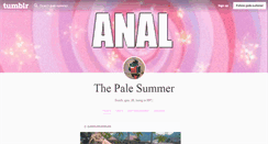 Desktop Screenshot of pale-summer.tumblr.com