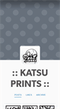 Mobile Screenshot of katsuprints.tumblr.com