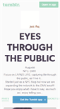 Mobile Screenshot of eyesthroughthepublic.tumblr.com