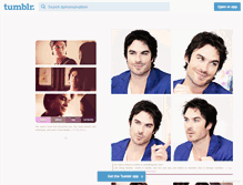 Tablet Screenshot of damonsalvattore.tumblr.com