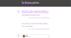 Desktop Screenshot of ladonnapietra.tumblr.com